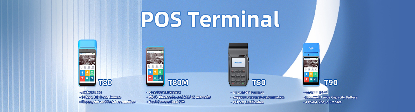 Терминал POS андроида