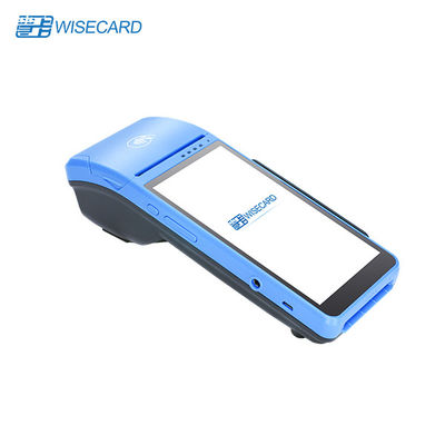Голубой умный терминал POS, терминал POS 5,5 дюймов Handheld мобильный