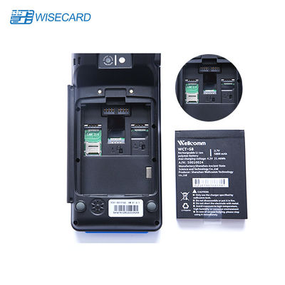 Терминал 4 PSAM POS андроида 4G EMV PBOC Handheld с термальным принтером