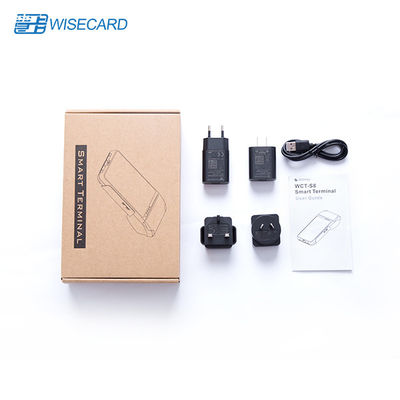 Штрихкод MSR IC NFC 1D 2D терминала POS андроида WCDMA 2500mAH 5,5 дюйма
