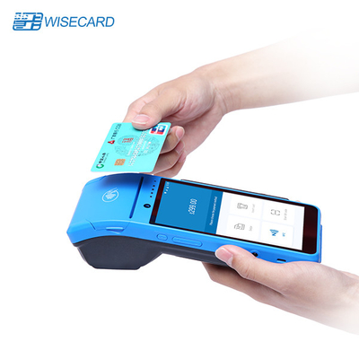 PCI 5800mAh терминала POS экрана касания пиксела PBOC EMV 5M Handheld