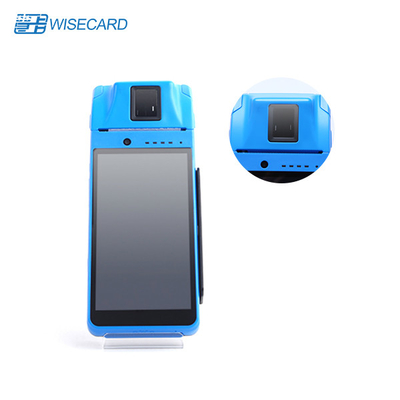 Терминал HSPA 5800mAh POS читателя отпечатка пальцев Handheld для регистра карты