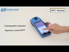 Терминал ПОС Вифи Блуэтоотх умный, машина ПОС со сканером отпечатков пальцев