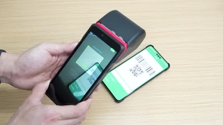 Демонстрация работы POS-аппарата Wisecard T80N для безопасных платежей